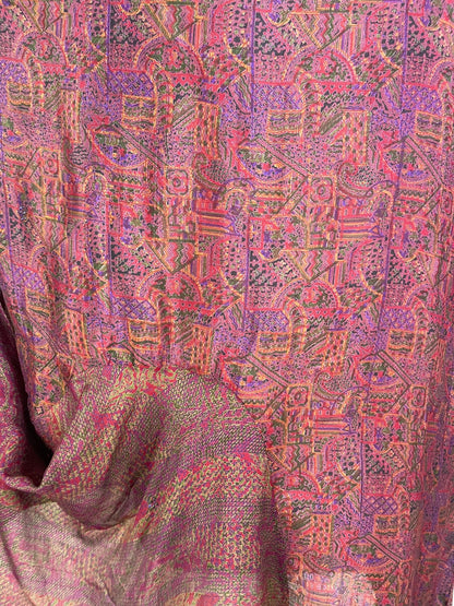 PRC6827 Avatar Pure Silk Self Pocket Tunic Dress