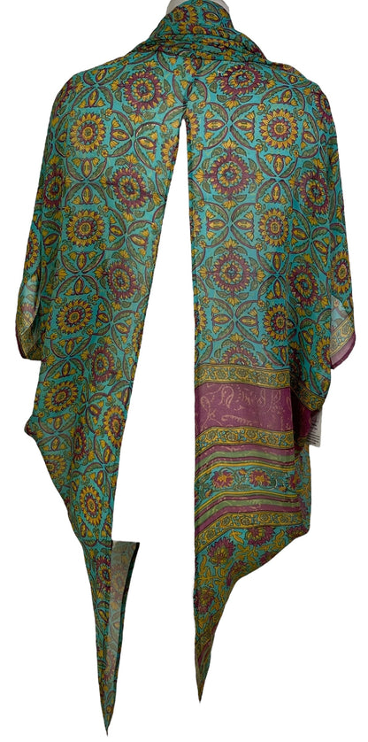 PRG7062 Sheer Avatar Pure Silk Cardigan