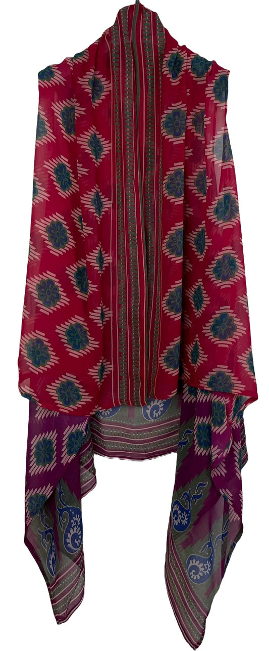 PRG6755 Sheer Avatar Pure Silk Versatile Vest