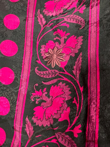 PRC7504 Avatar Pure Silk Short Kaftan Tunic with Slits