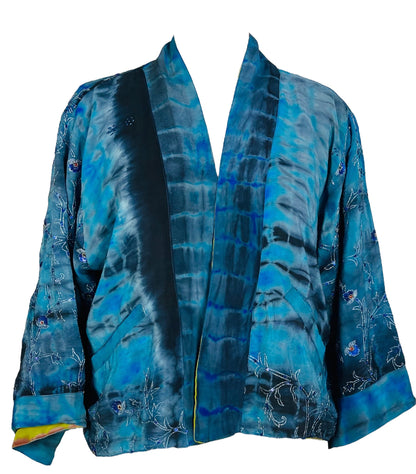 PRC7401 Avatar Reversible Pure Silk Jiva Jacket