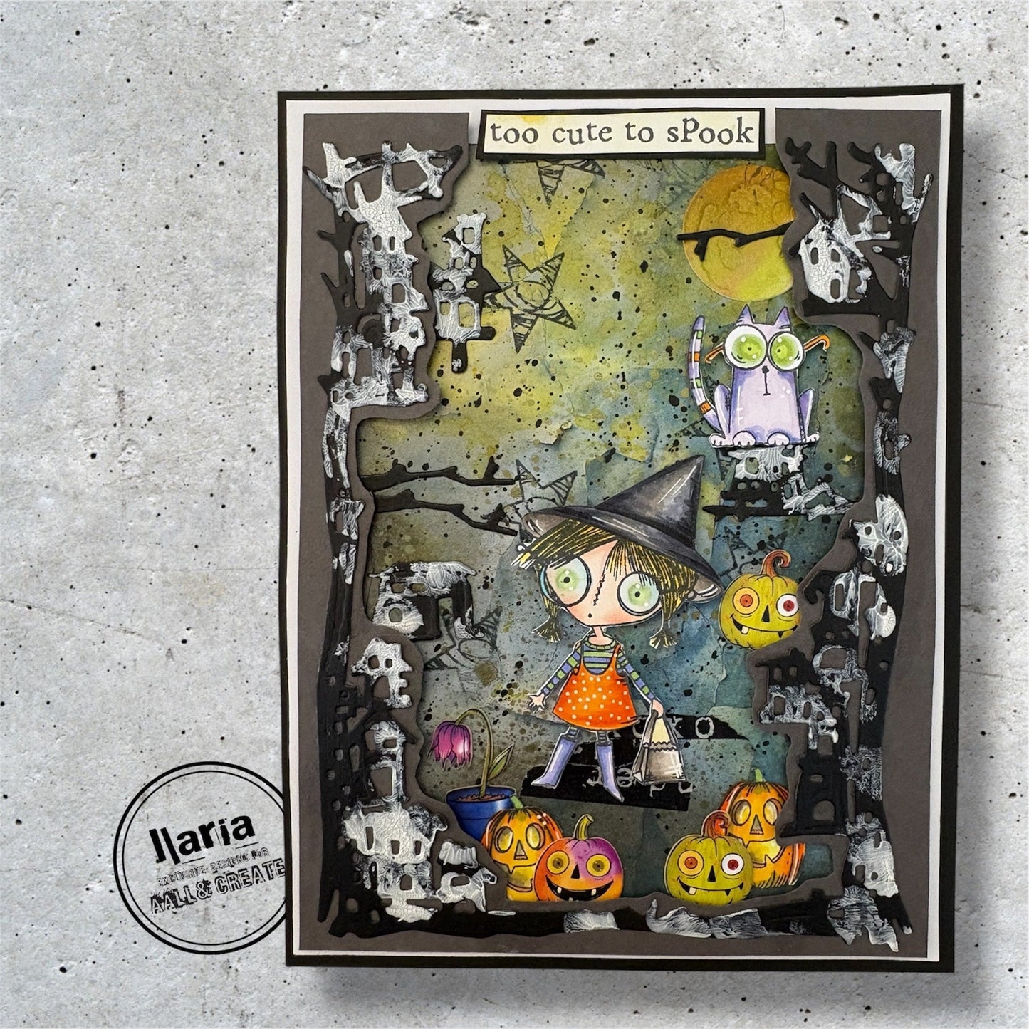 AALL and Create - A7 Stamp Set - Too Cute Spook