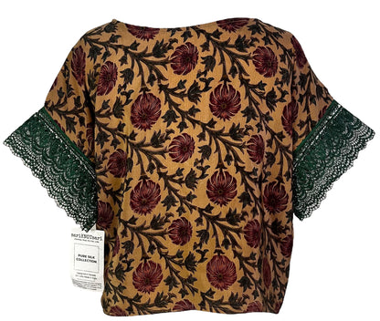 PRC6170 Avatar Pure Silk Boxy Top