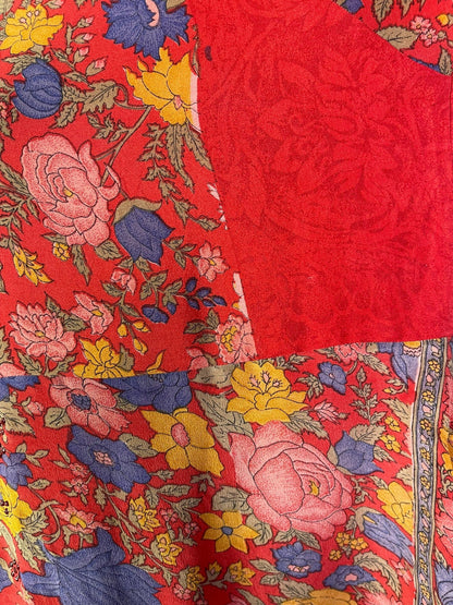 PRC7164 Avatar Pure Silk Sculptural Long Tunic Dress