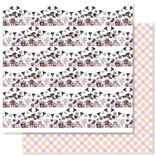 Pink Halloween D 12x12 Paper (12pc Bulk Pack) 32808
