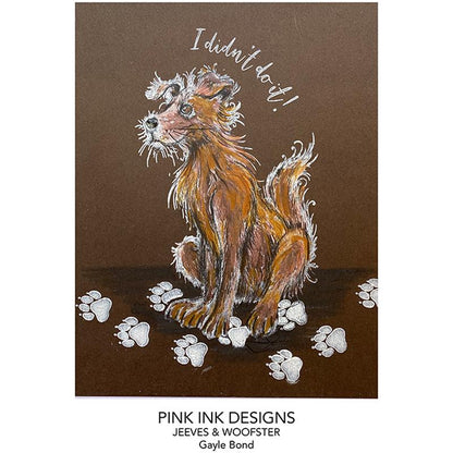 Pink Ink Designs Jeeves & Woofster A5 Clear Stamp Set