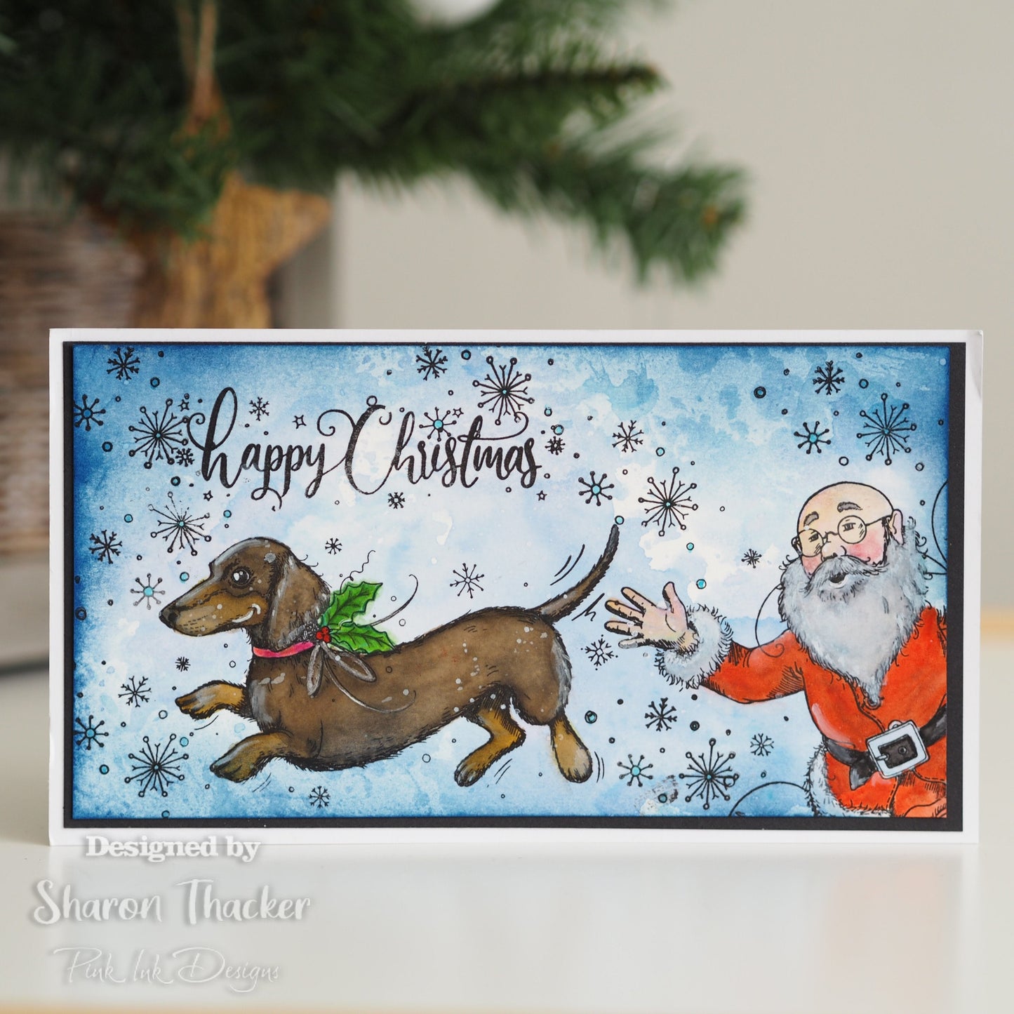 Pink Ink Designs Just Be-Claus A5 Clear Stamp