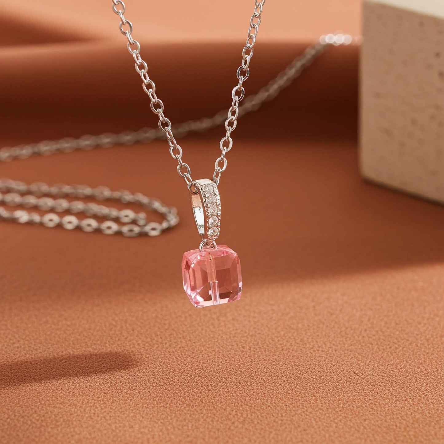 Radiant Cut Solitaire Pendant Necklace - Dazzling Minimalist Jewelry