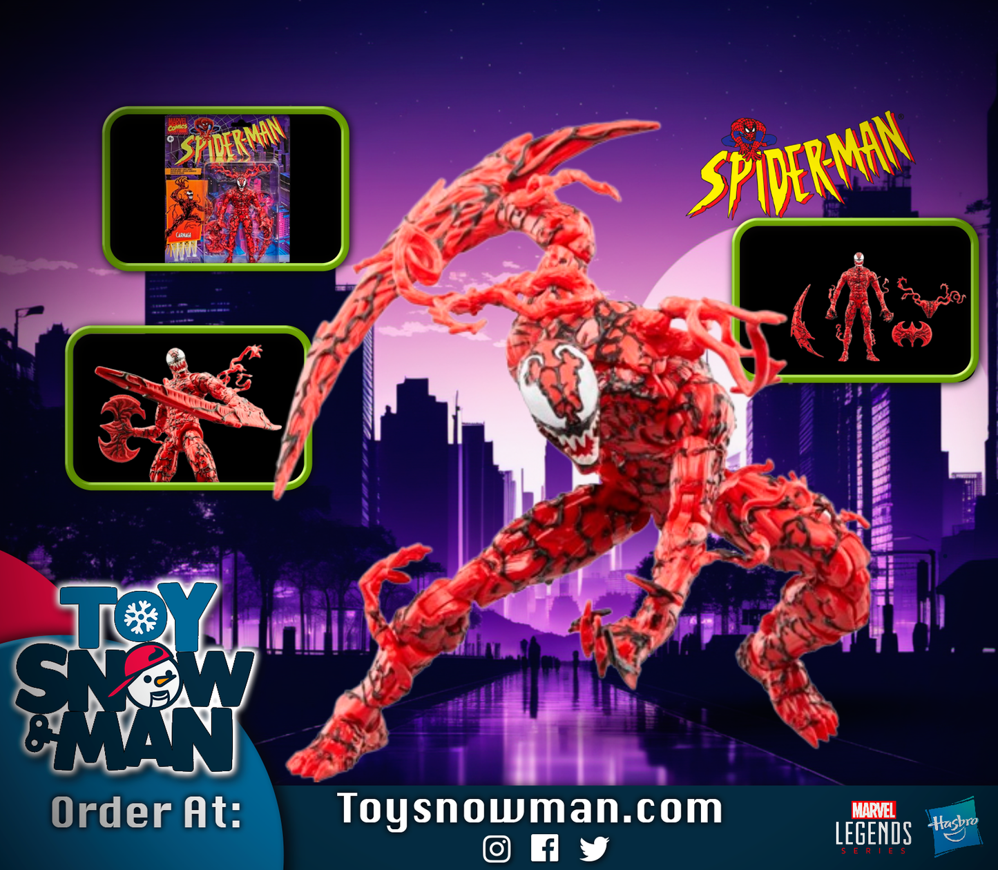 Marvel Legends - Retro Carnage (Sub-Par Packaging)