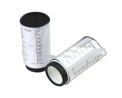 Tasse à mesurer réglable rotative en plastique