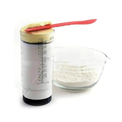Tasse à mesurer réglable rotative en plastique