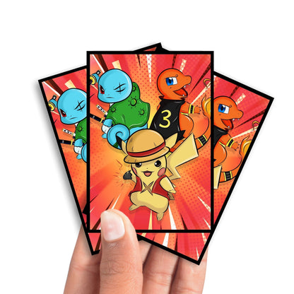 Pocket Monster Trio Card Sleeves