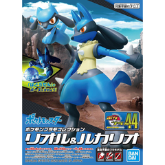 Collection Pokemon Plamo #044 Riolu et Lucario