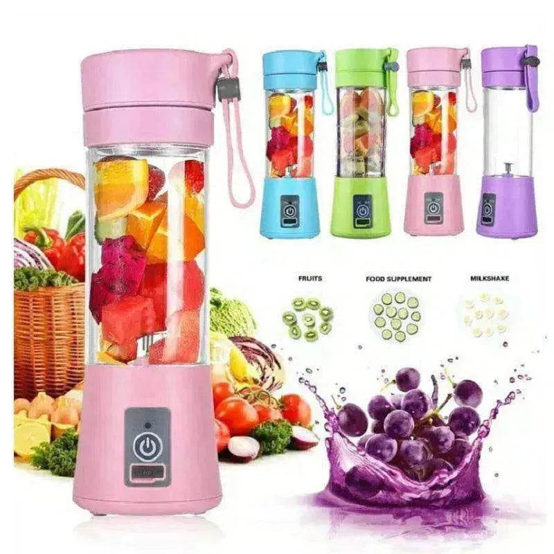 Portable Blender With USB Rechargeable Mini Fruit Juice Mixer