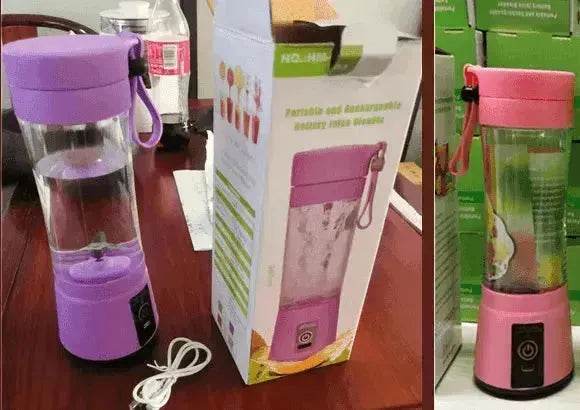 Portable Blender With USB Rechargeable Mini Fruit Juice Mixer