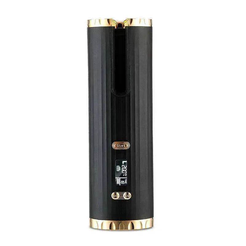 Portable LCD Hair Curler: Rechargeable, Ceramic, Auto Rotating