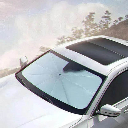 Portable Rain & Sun Umbrella: Super Strong SPF!