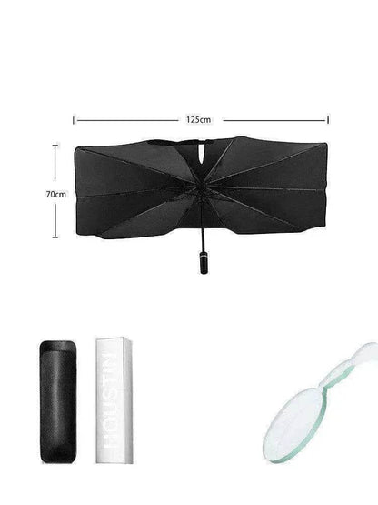 Portable Rain & Sun Umbrella: Super Strong SPF!
