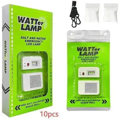 Portable Salt Water Lamp Camping LED