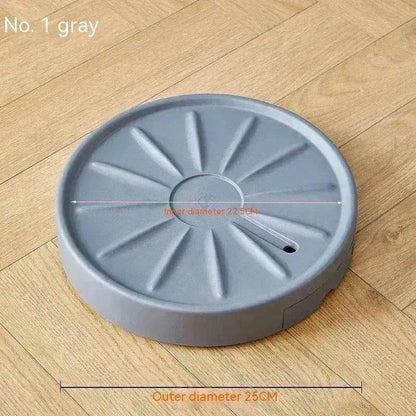 Portable Universal Flowerpot Tray Pulley Base