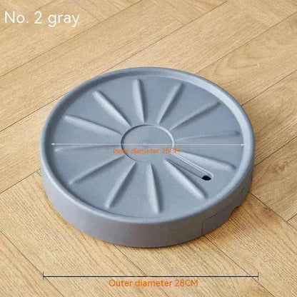 Portable Universal Flowerpot Tray Pulley Base
