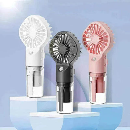 Portable on the go fan humidifier powered by USB