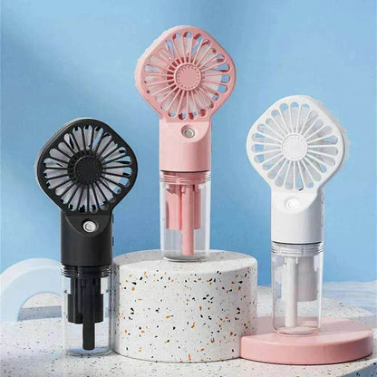 Portable on the go fan humidifier powered by USB