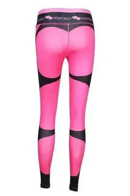 Print patchwork yoga leggings