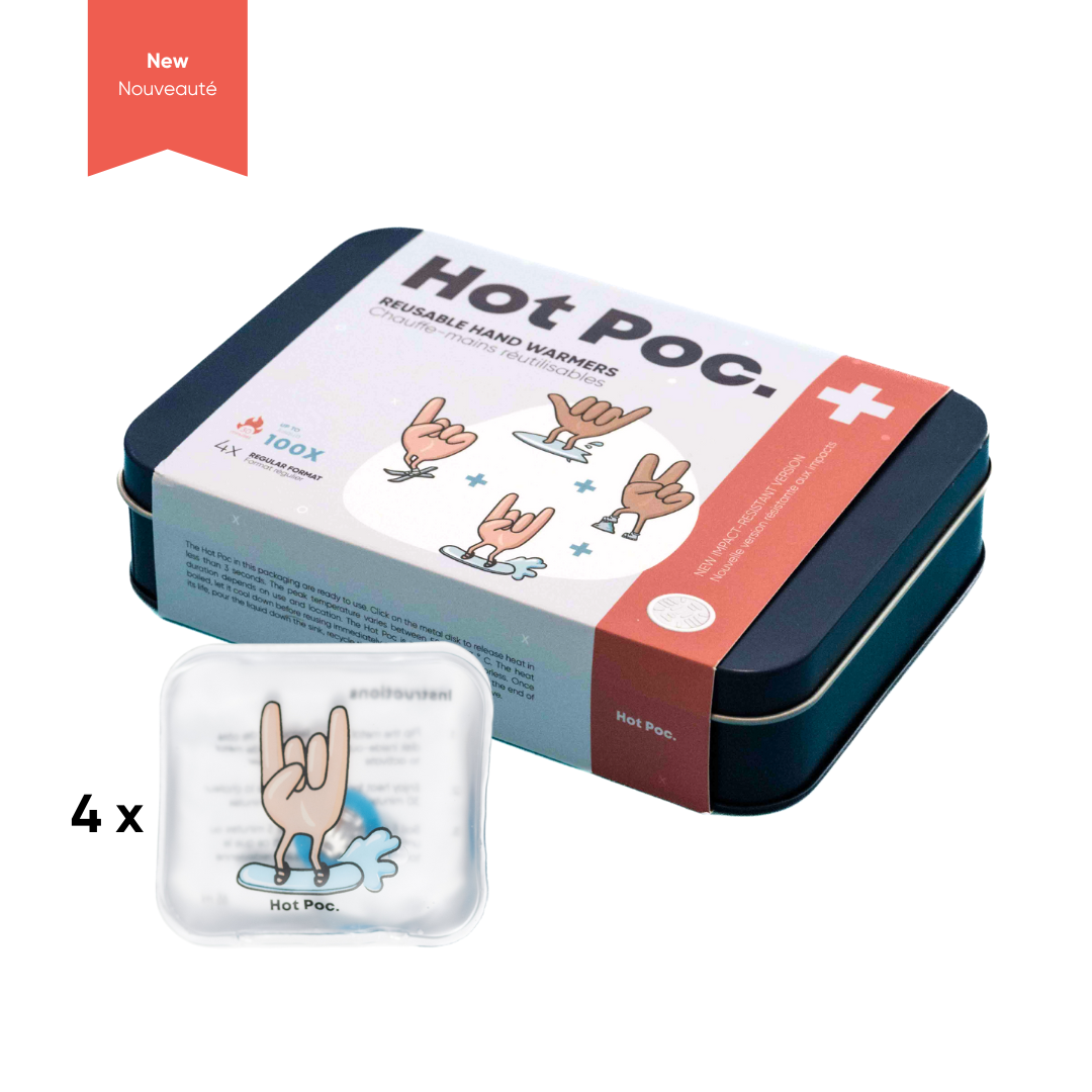 HotPoc Eco-Friendly Reusable Hand Warmers (4-Pack)