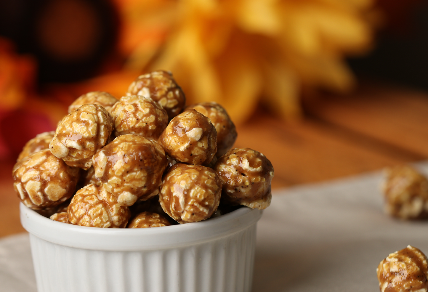 Popcorn aux épices de citrouille
