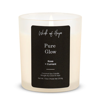 Pure Glow Candle | Rose + Currant
