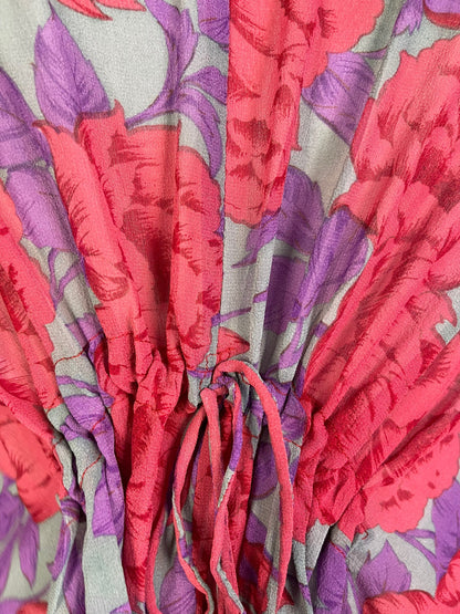 PRG5829 Sheer Avatar Pure Silk Maxi Kaftan
