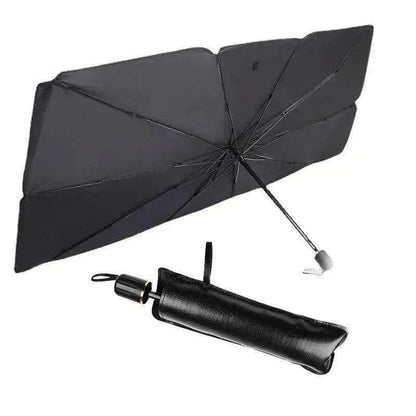 Quick deploy and practical  foldable car sunshade