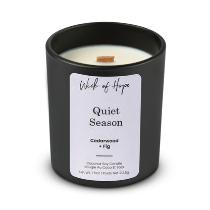 Quiet Season Candle | Cedarwood + Fig