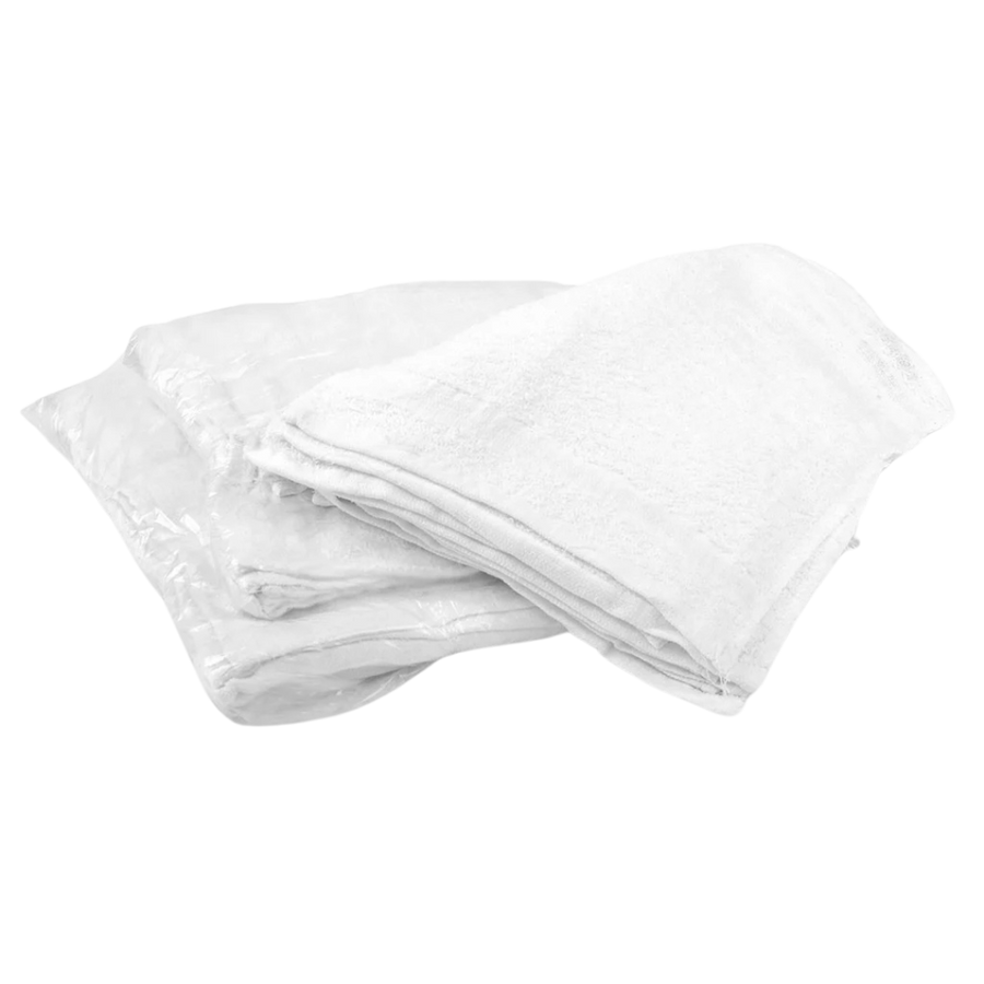 10 lbs White T-Shirt Wiper Rags