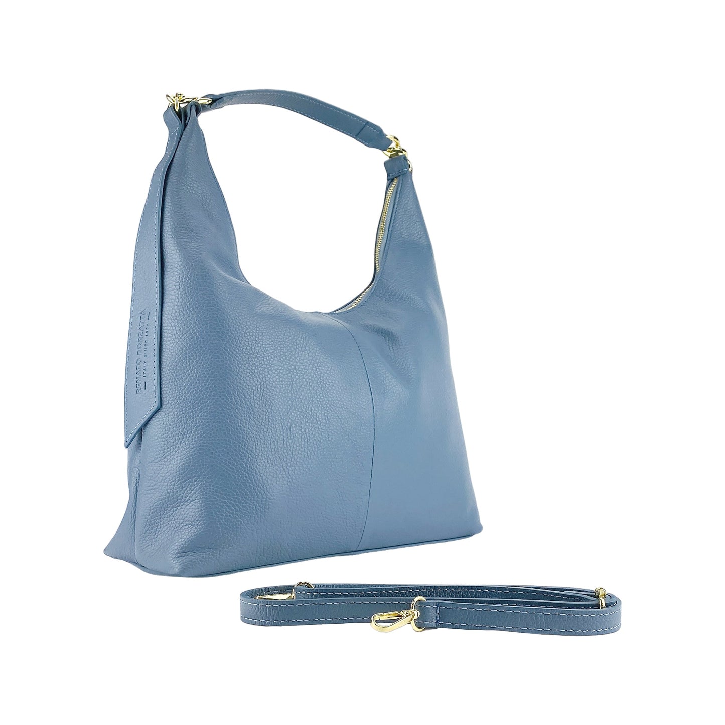 RENATO BORZATTA Women’s Soft Shoulder Bag – Made in Italy