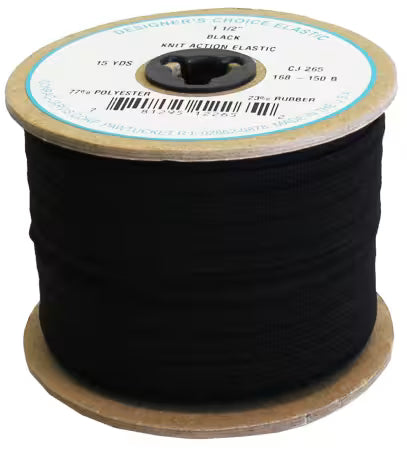 Knit Action Elastic 1-1/2in