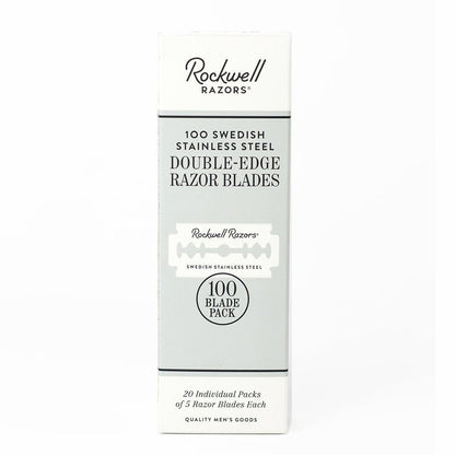 Rockwell Double-Edge Blades - 100-Pack