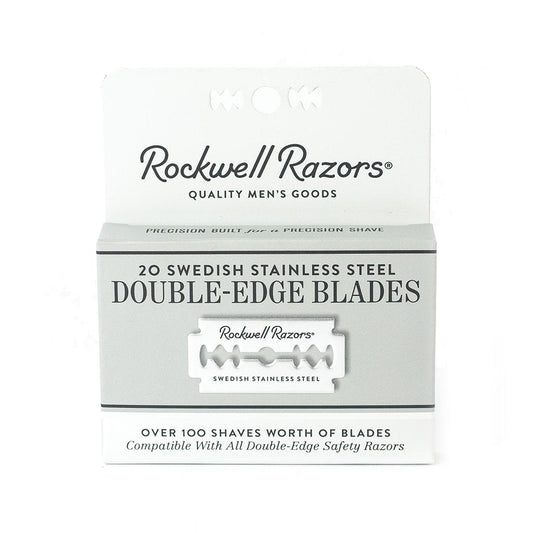 Lames de rasoir double tranchant Rockwell - Paquet de 20 lames