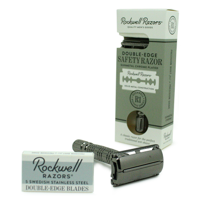 Rockwell R1 DE Safety Razor - Gunmetal