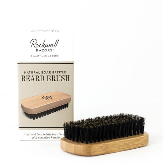 Brosse à Barbe Rockwell en Poils de Sanglier Naturels