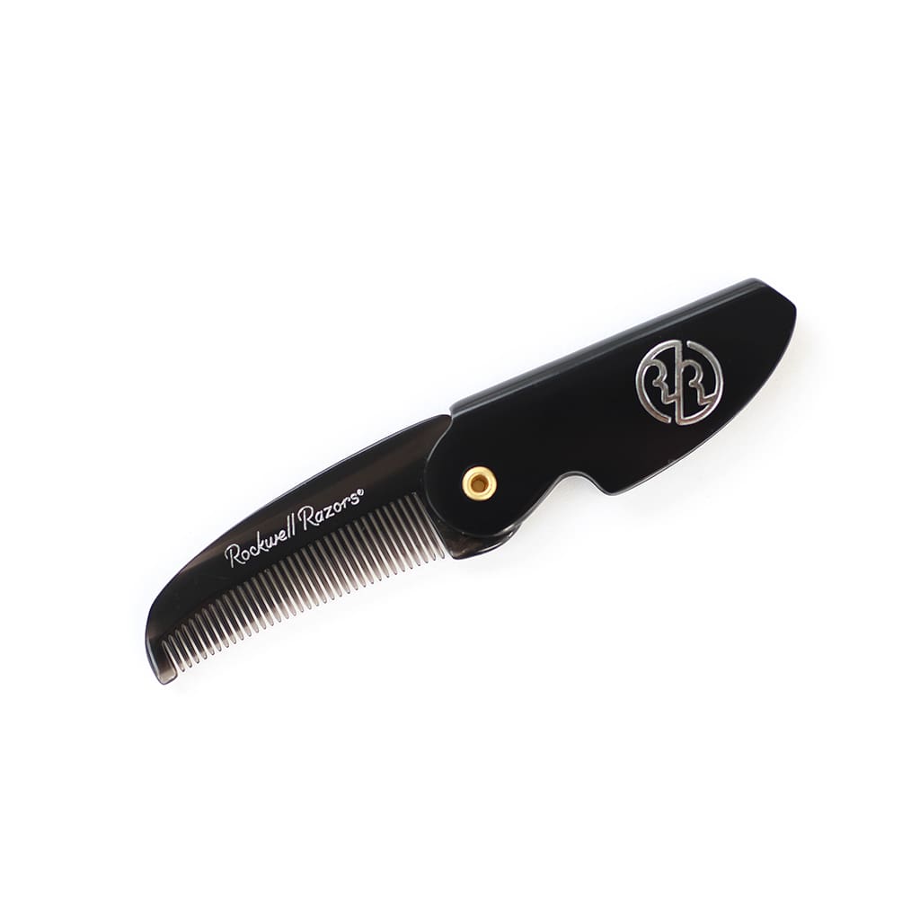 Rockwell Folding Moustache Comb