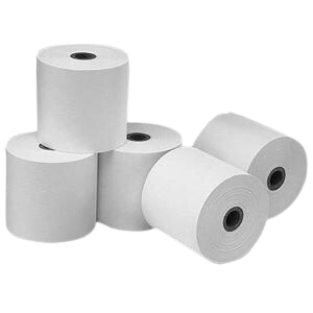 Rouleaux de caisse en papier bond 1,75" x 3"