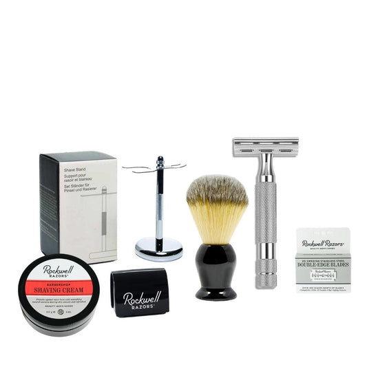 Coffret cadeau de rasage 6 pièces Rockwell