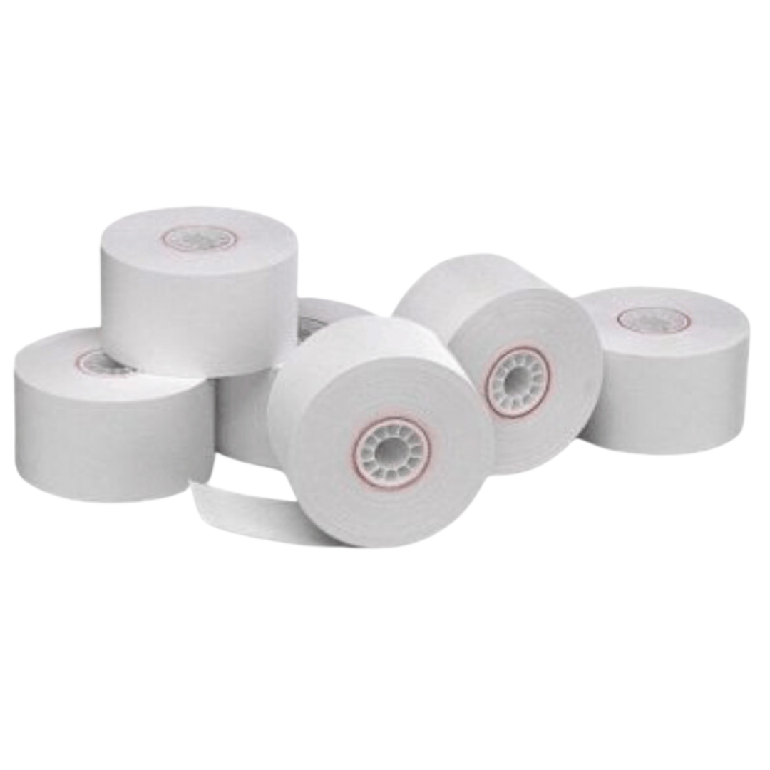 3" x 3", 1 ply Bond Paper Register Rolls