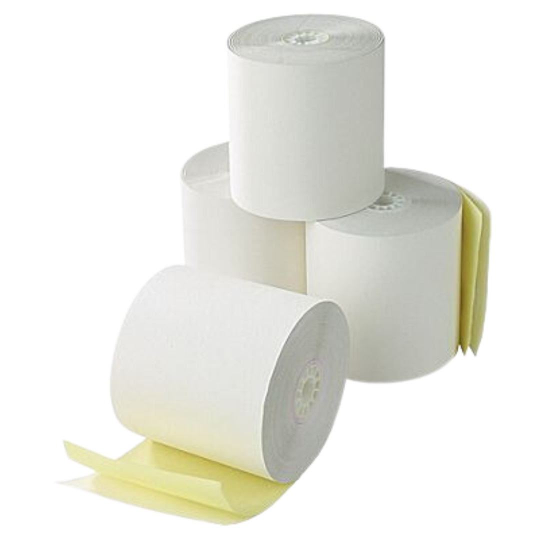 3" x 3", 2 ply Bond Paper Register Rolls
