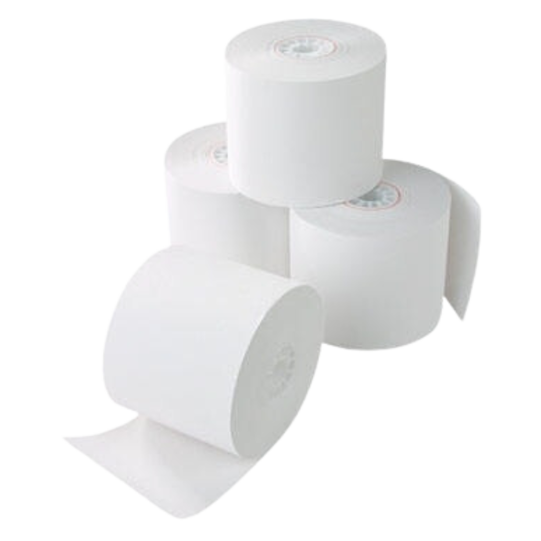 3.12" x 180' High-Quality Thermal POS/Register Paper Rolls (50-Count)