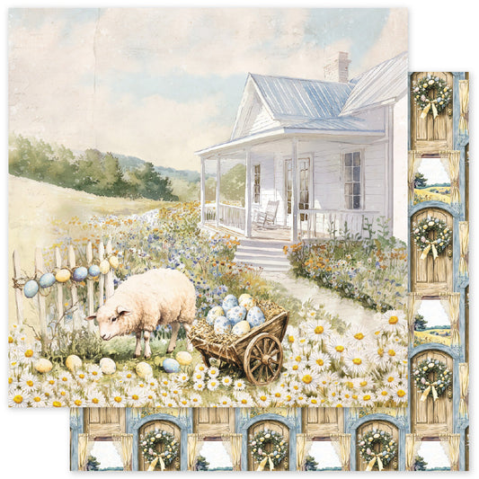 Rustic Easter A 12 x 12 Paper (12 pc Bulk Pack) 34167