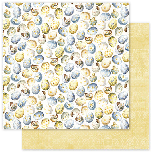 Papier rustique Pâques C 30,5 x 30,5 cm (lot de 12) 34173