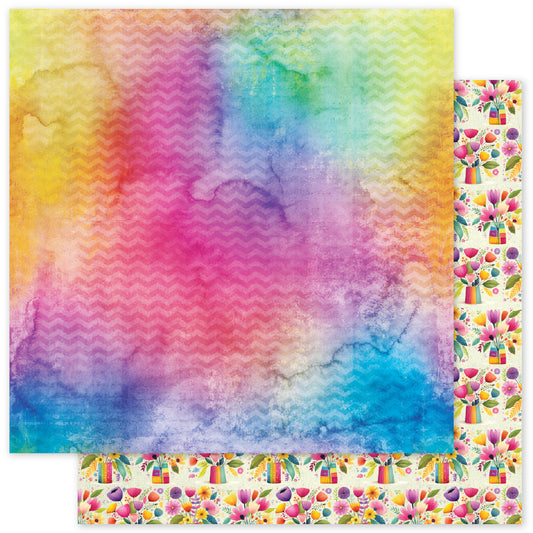 Rainbow Village Basics B Papier 30x30 cm (Lot de 12) 35328